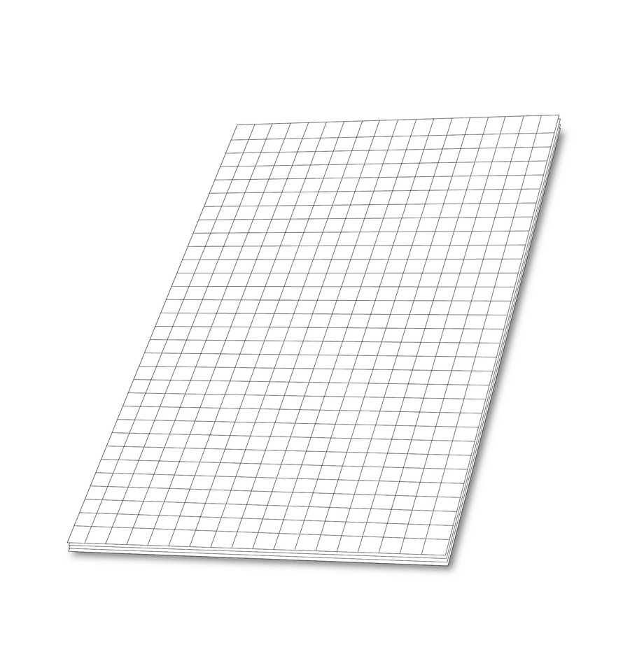 Náhradní vložka A5 100 listů, čtverečkovaná