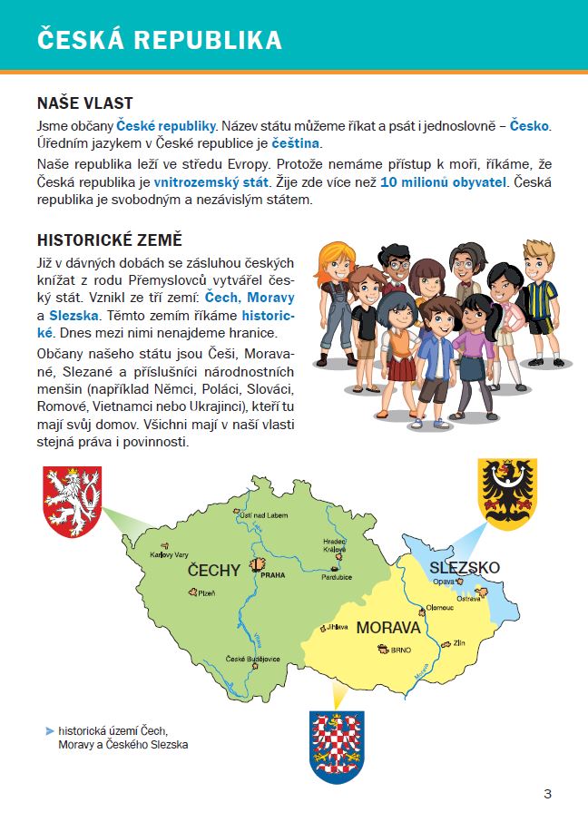 Vlastivěda 4. ročník - Naše vlast