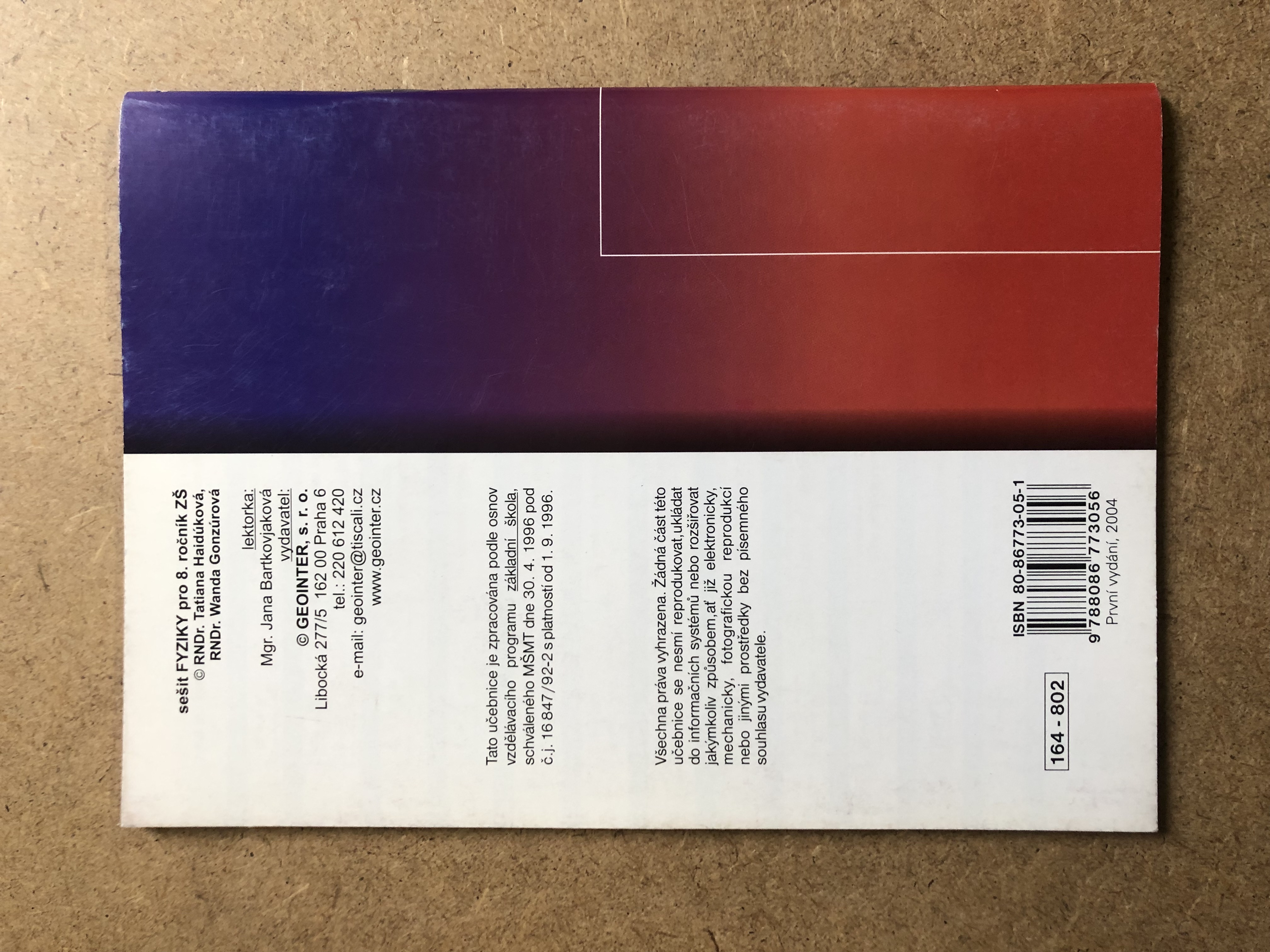 Sešit fyziky pro 6. ročník