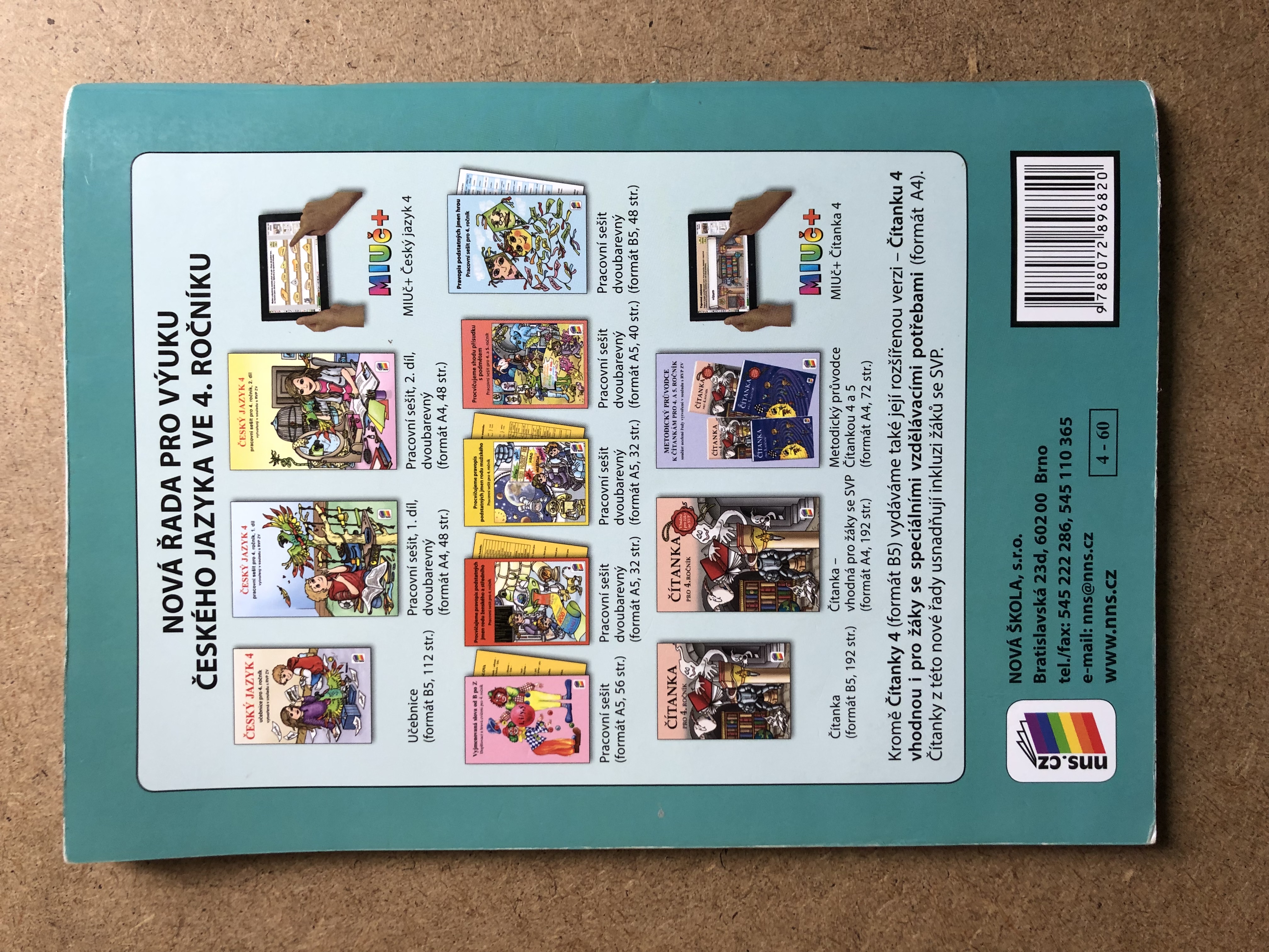 Český jazyk 4 nově - pracovní sešit
