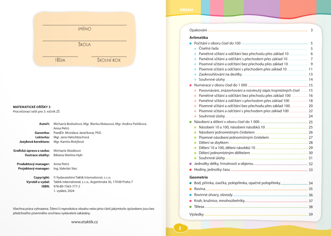 Matematické oříšky 3