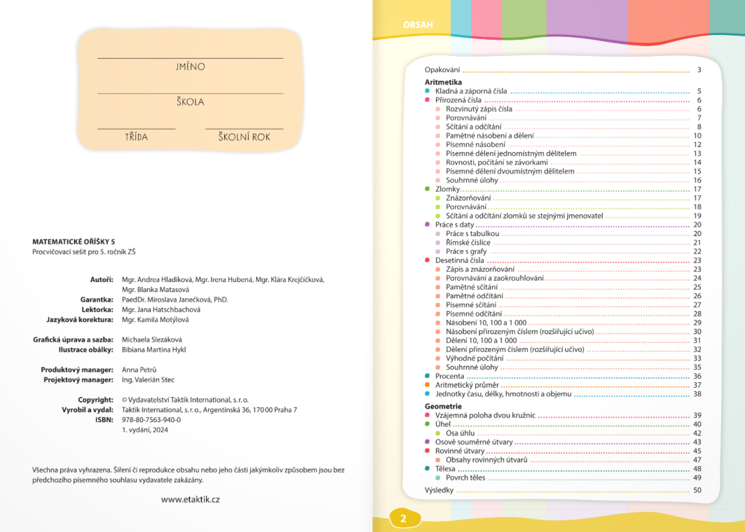 Matematické oříšky 5