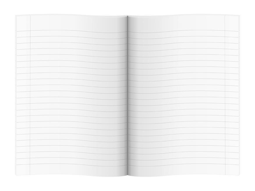 Sešit bezdřevý BASE 544 - A5 linkovaný, 40 listů, zelený