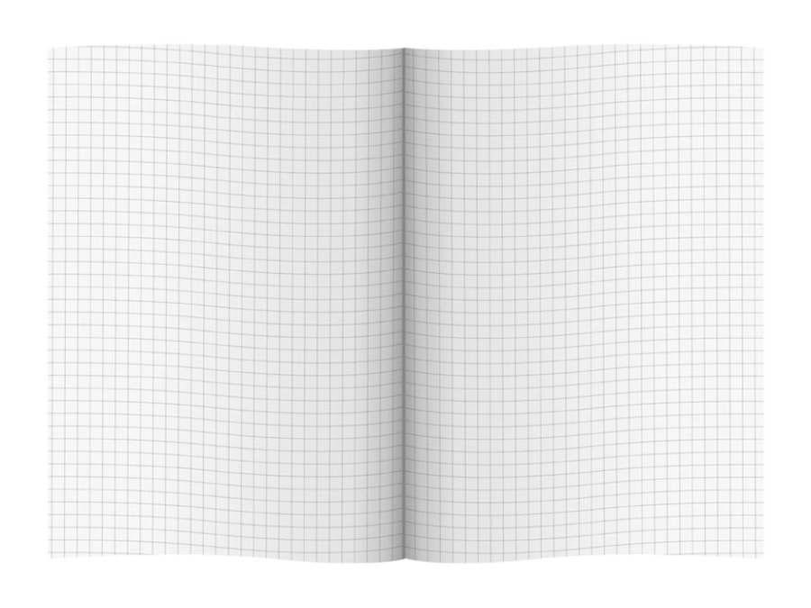 Sešit bezdřevý BASE 545 - A5 čtverečkovaný, 40 listů, tmavě fialový