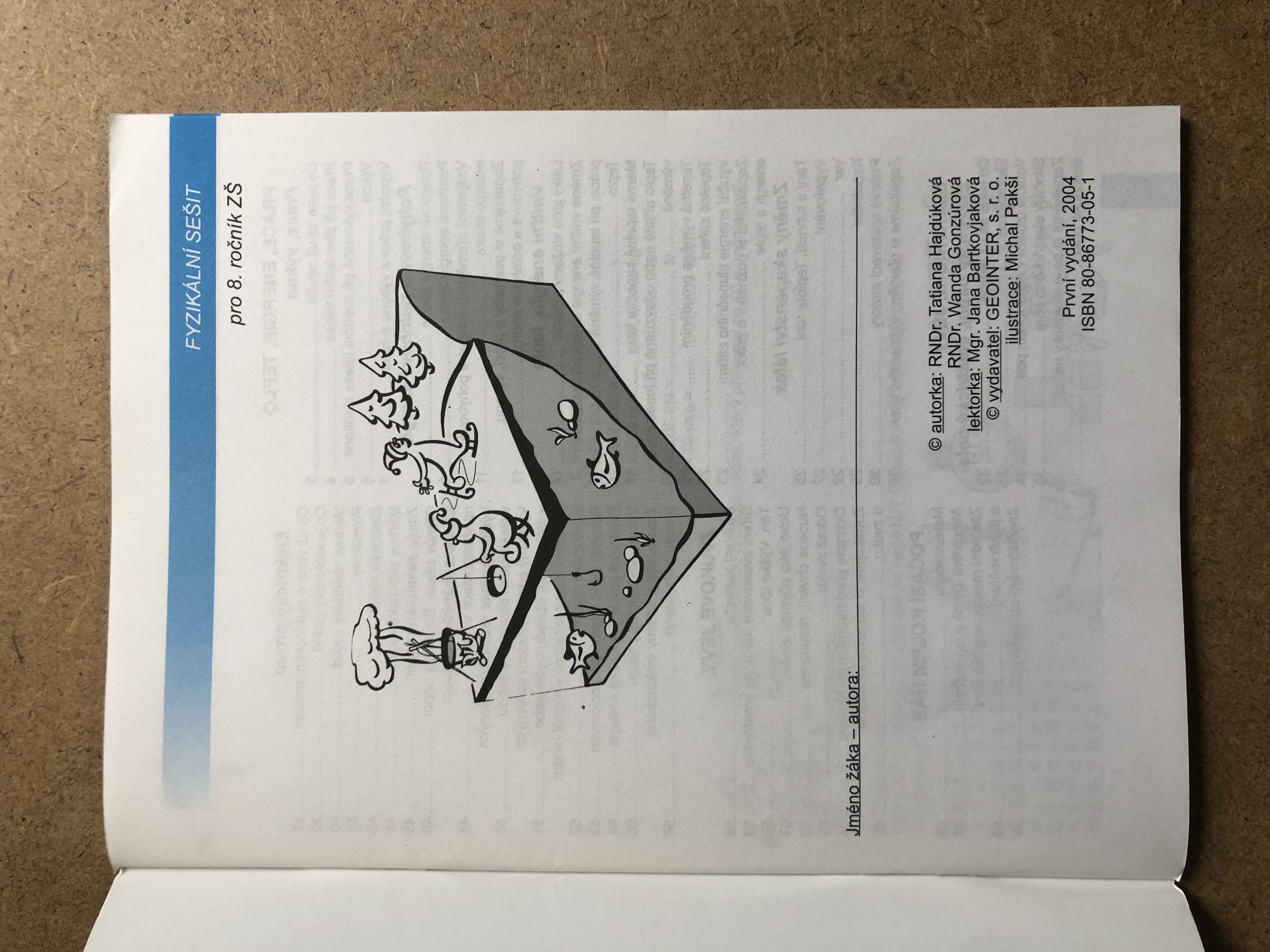 Sešit fyziky pro 6. ročník