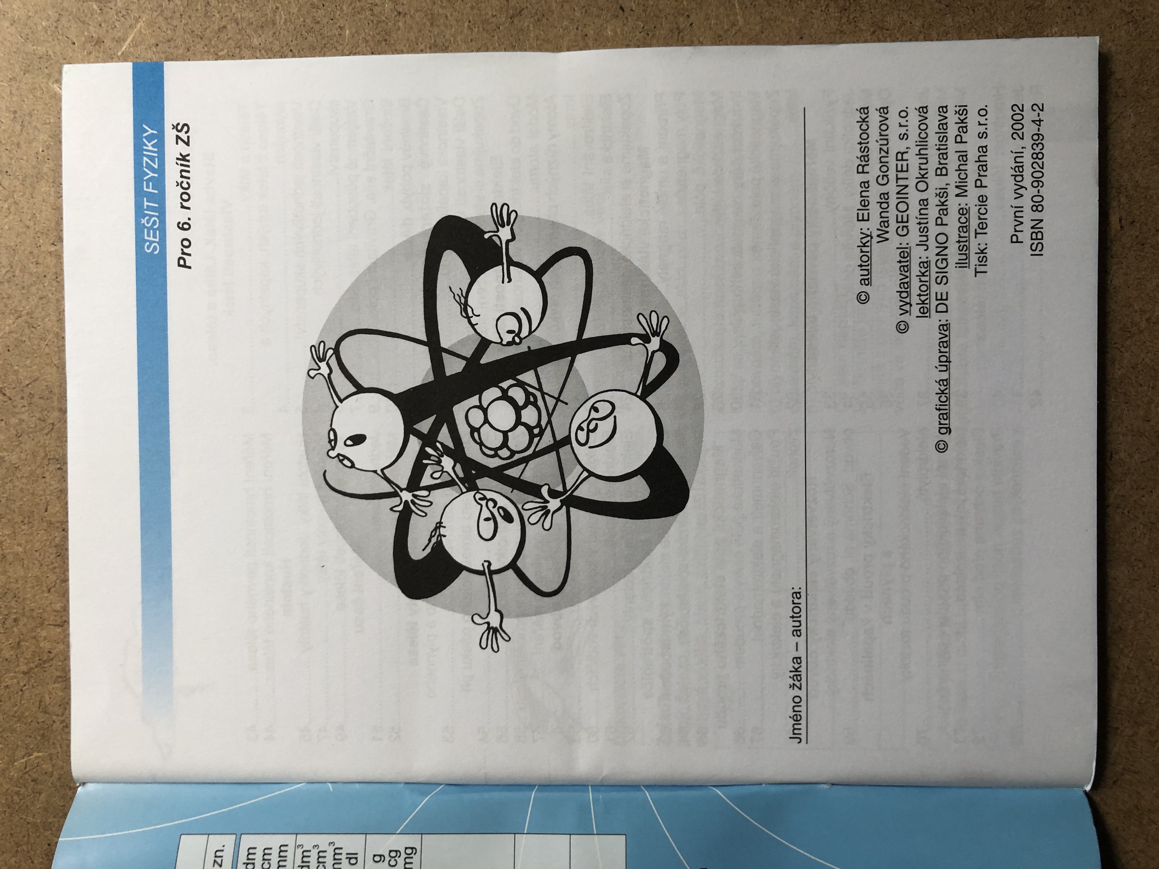 Sešit fyziky pro 8. ročník