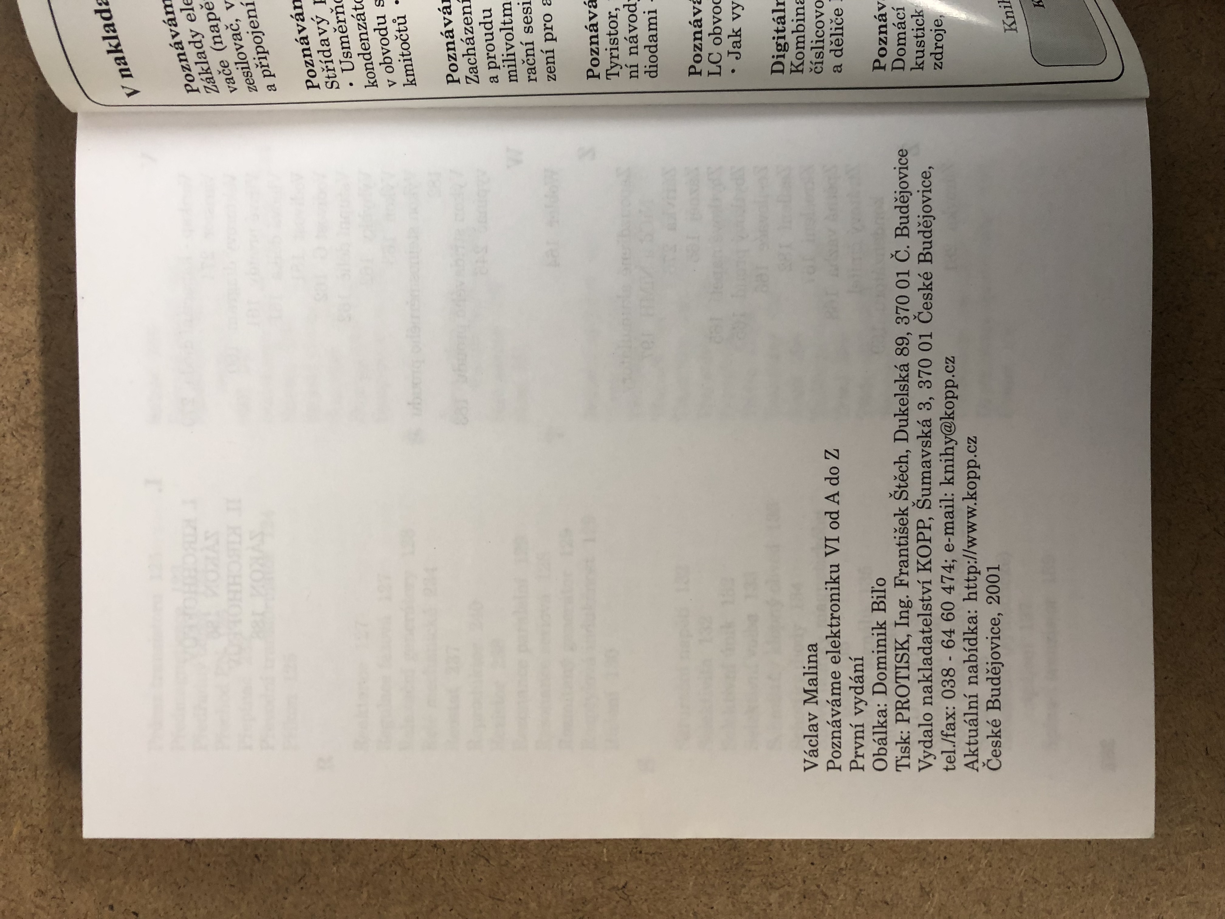 Poznáváme elektroniku VI. od A do Z