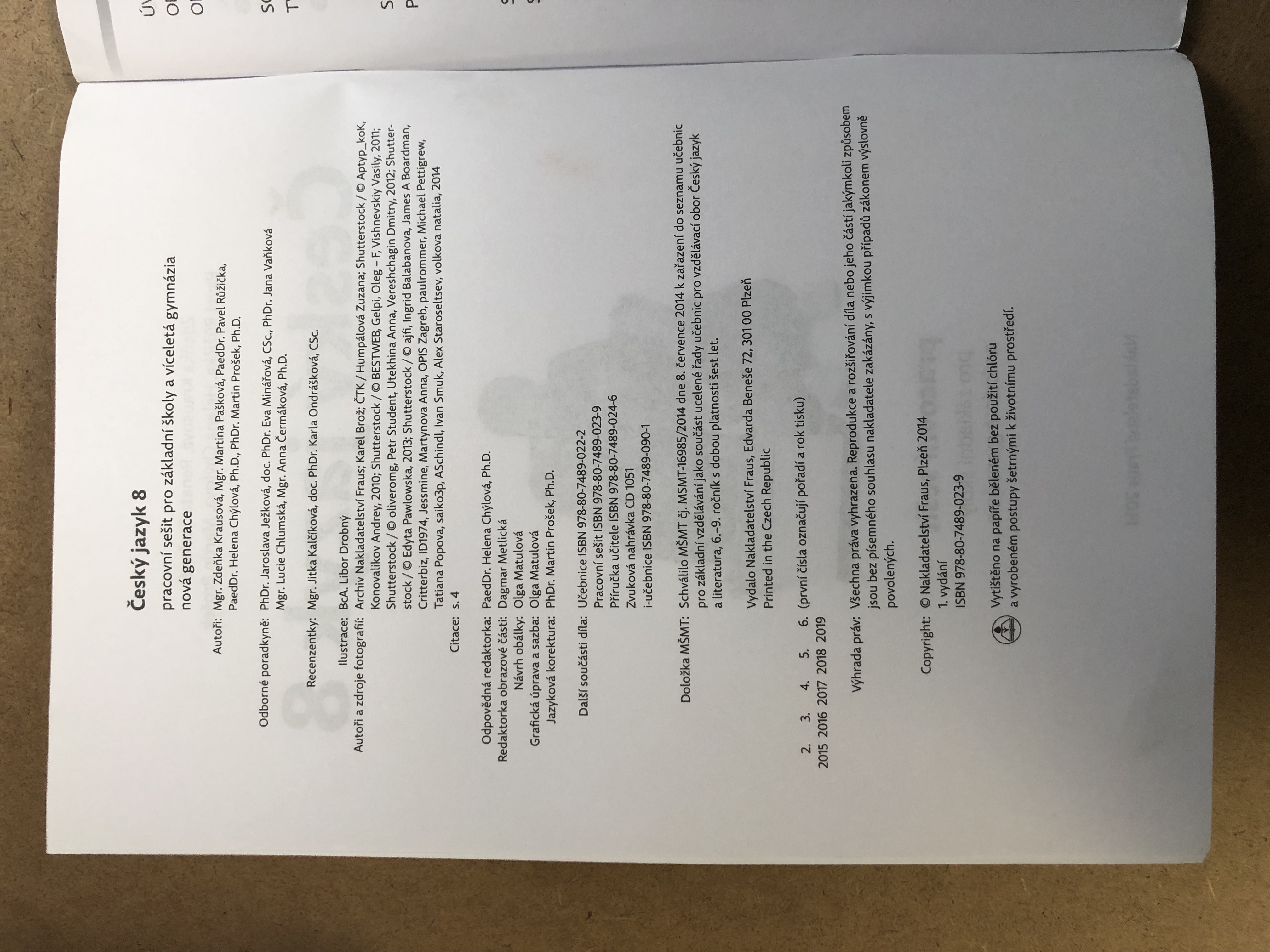 Český jazyk 8 / nová generace - pracovní sešit
