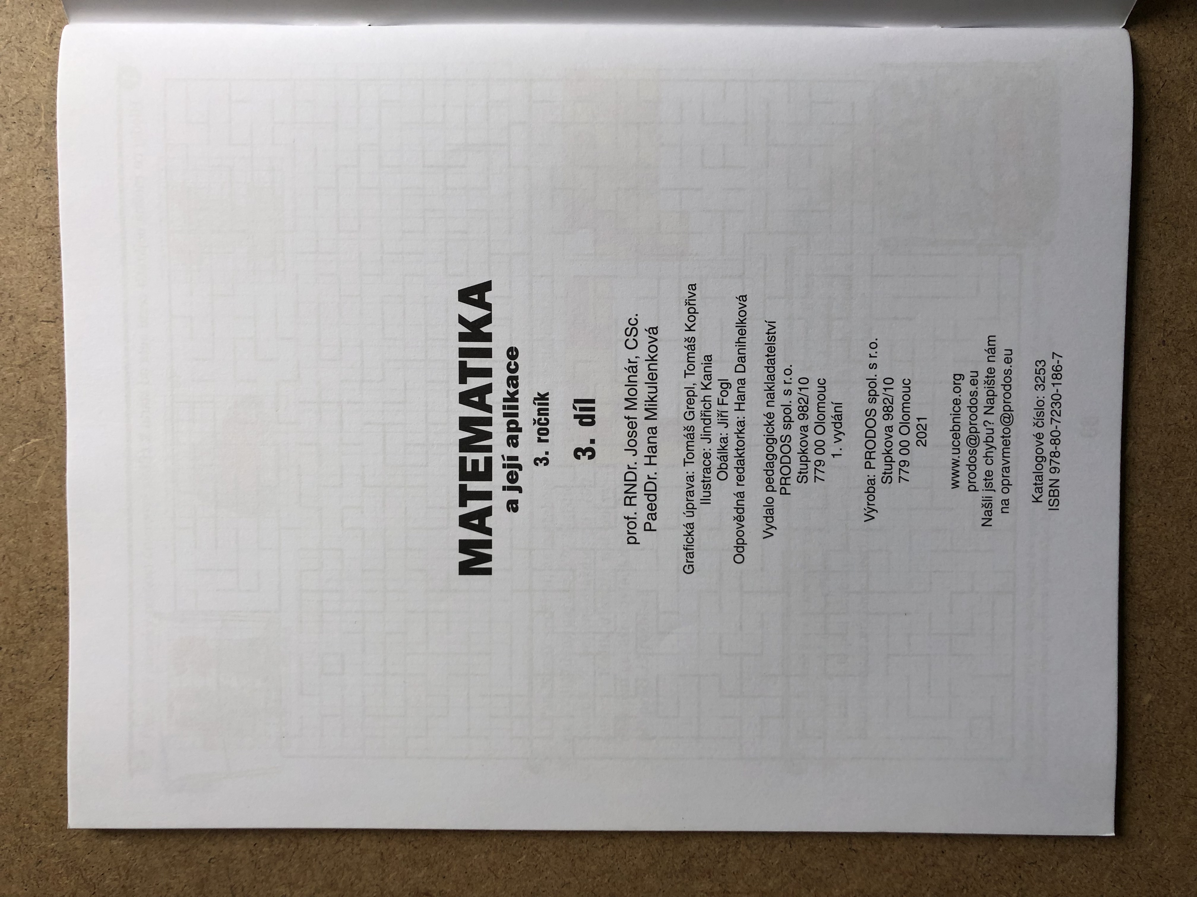 Matematika a její aplikace pro 3. ročník 3. díl