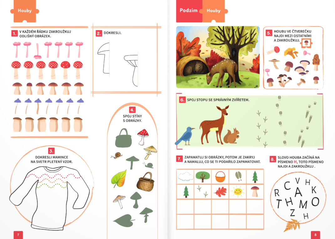 Procvičujeme písmenka a slova 1 (podzim/zima) - genetická metoda