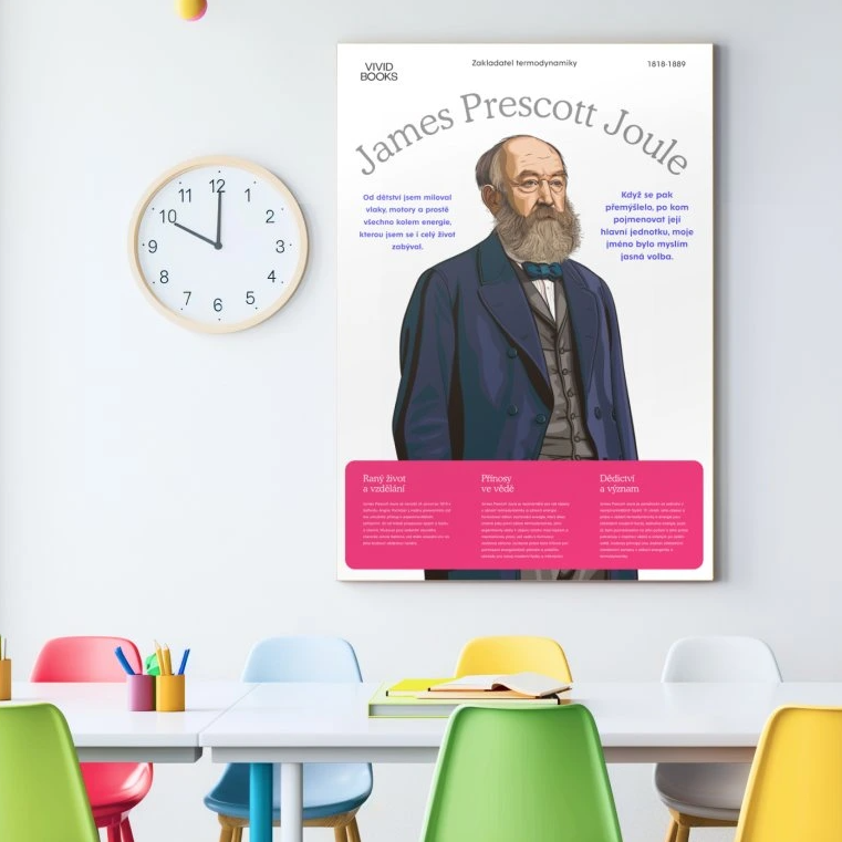 Nástěnný plakát - James Prescott Joule