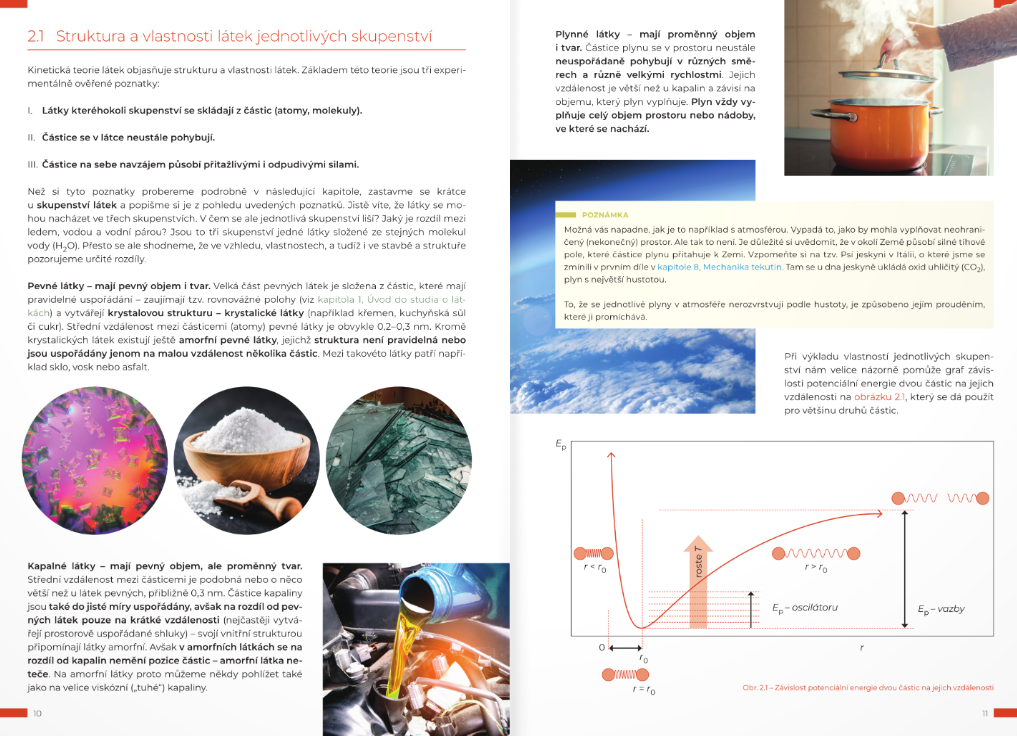 Fyzika s porozuměním - učebnice pro gymnázia - 2. díl (Stavba a vlastnosti látek, děje v látkách)