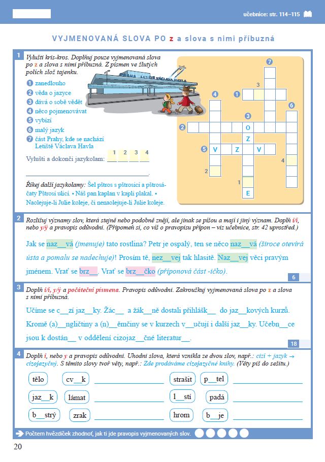 Český jazyk pro 3. ročník - 2. díl pracovního sešitu 