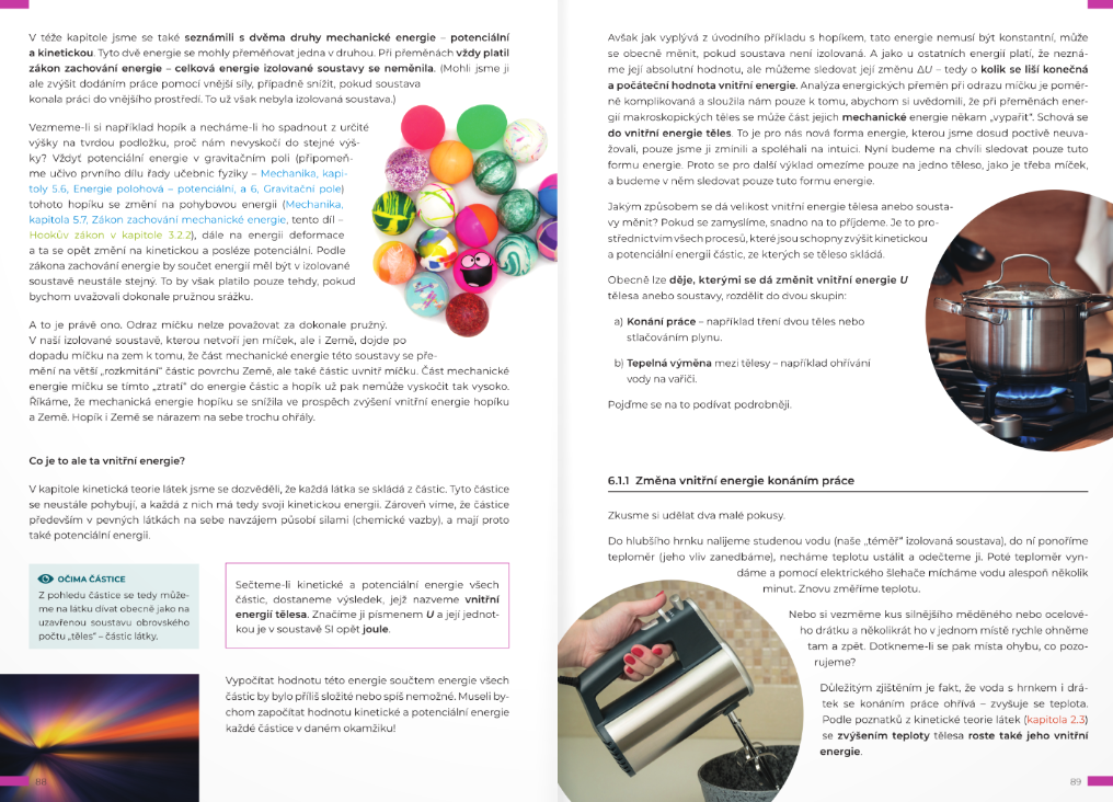 Fyzika s porozuměním - učebnice pro gymnázia - 2. díl (Stavba a vlastnosti látek, děje v látkách)