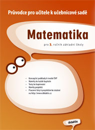 Průvodce k učebnicím Matematiky pro 3. ročník