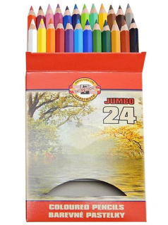 Pastelky KIN Jumbo 3384/24 Omega silné