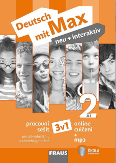 Deutsch mit Max neu + interaktiv 2 - PS černobílý 3 v 1