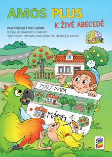 AMOS PLUS K ŽIVÉ ABECEDĚ se samolepkami