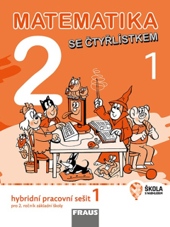 Matematika se Čtyřlístkem pro 2. ročník - 1. díl hybridního pracovního sešitu
