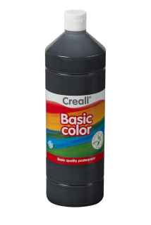 Barva temperová Creall 1 l černá