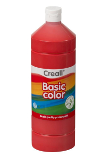 Barva temperová Creall 1 l červená