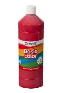 Barva temperová Creall 1 l světle červená