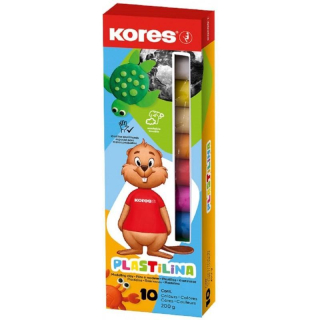 Modelína Kores 200g / 10 barev / v papírové krabičce