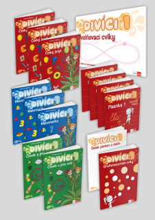 Divíci 1 - základní žákovský balíček - Český jazyk A/S + Matematika + Člověk a jeho svět