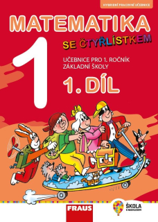 Matematika se Čtyřlístkem pro 1. ročník - hybridní pracovní učebnice 1.díl