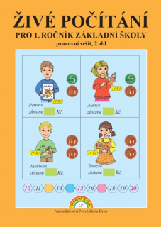 Živé počítání pro 1. ročník, 2. díl - pracovní sešit