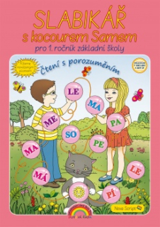 Slabikář s kocourem Samem - nevázané písmo