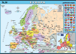 Evropa - politická mapa XXL - Kupka