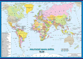 Politická mapa světa XL - Kupka