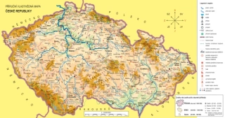 Náhradní mapa k učebnici Vlastivěda 5 - ČR jako součást Evropy